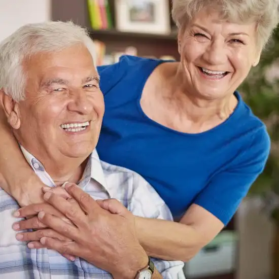 Older Couple at The Veranda Assisted Living - A Medicaid Assisted Living Facility